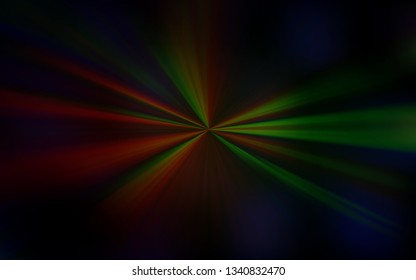 Dark Green, Red vector abstract blurred background. Creative illustration in halftone style with gradient. Completely new design for your business.