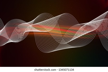 Dark Green, Red vector abstract blurred background. Shining colored illustration in smart style. Elegant background for a brand book.
