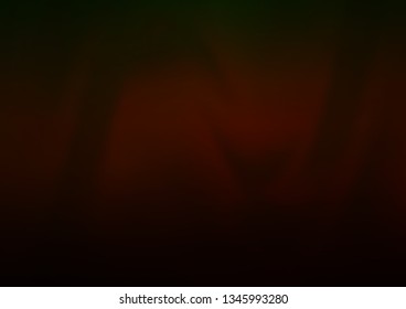 Dark Green, Red vector abstract bokeh pattern. An elegant bright illustration with gradient. The best blurred design for your business.