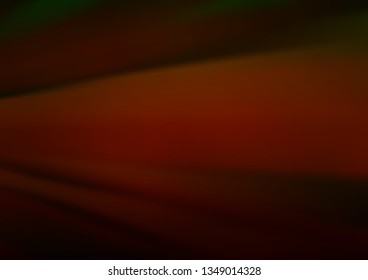 Dark Green, Red vector abstract template. A completely new color illustration in a bokeh style. A new texture for your design.