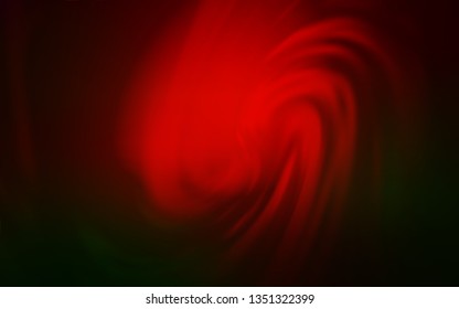 Dark Green, Red vector abstract layout. Abstract colorful illustration with gradient. New style for your business design.