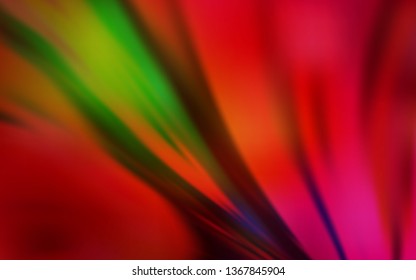 Dark Green, Red vector abstract blurred layout. Shining colored illustration in smart style. New style design for your brand book.