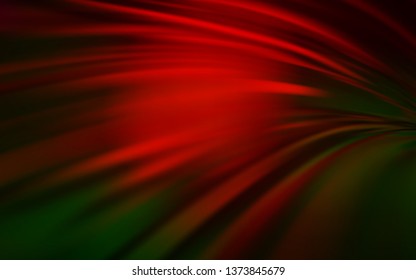 Dark Green, Red vector abstract bright template. Shining colored illustration in smart style. New style design for your brand book.