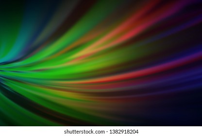 Dark Green, Red vector abstract bright pattern. Creative illustration in halftone style with gradient. New style design for your brand book.