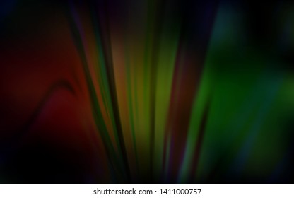 Dark Green, Red vector abstract bright texture. New colored illustration in blur style with gradient. New design for your business.