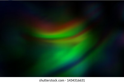 Dark Green, Red vector abstract bright texture. Modern abstract illustration with gradient. Background for a cell phone.