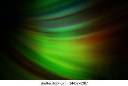 Dark Green, Red vector abstract blurred layout. Abstract colorful illustration with gradient. New style design for your brand book.