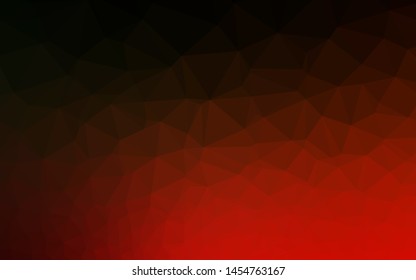 Dark Green, Red vector abstract mosaic pattern. A vague abstract illustration with gradient. New texture for your design.
