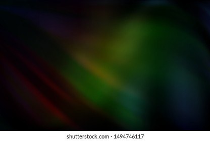 Dark Green, Red vector abstract layout. Creative illustration in halftone style with gradient. New design for your business.