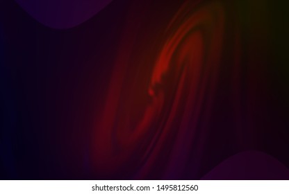Dark Green, Red vector abstract blurred background. Colorful illustration in abstract style with gradient. Background for designs.