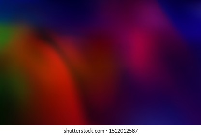 Dark Green, Red vector abstract bright template. Creative illustration in halftone style with gradient. New way of your design.