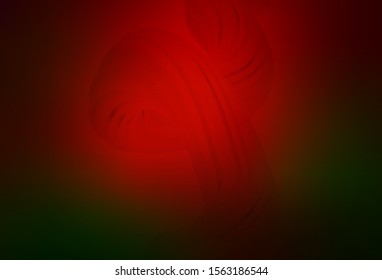 Dark Green, Red vector abstract blurred background. Creative illustration in halftone style with gradient. Background for designs.