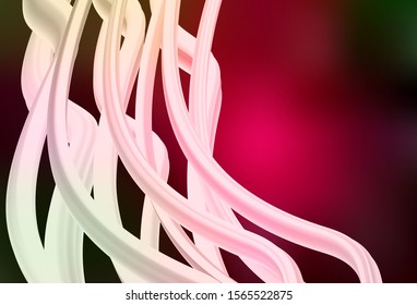 Dark Green, Red vector abstract blurred layout. Abstract colorful illustration with gradient. New style design for your brand book.