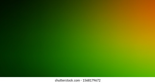 Dark Green, Red vector abstract bright pattern. Abstract illustration with gradient blur design. New design for applications.