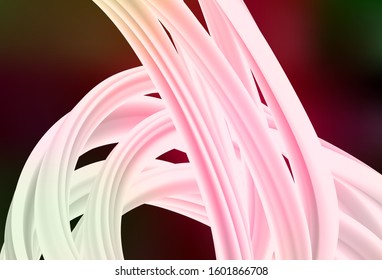 Dark Green, Red vector abstract bright pattern. New colored illustration in blur style with gradient. New style for your business design.