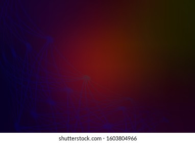 Dark Green, Red vector abstract blurred layout. New colored illustration in blur style with gradient. New way of your design.