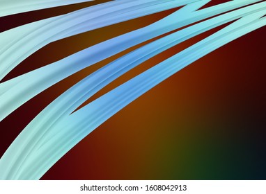 Dark Green, Red vector abstract bright texture. A completely new colored illustration in blur style. The best blurred design for your business.