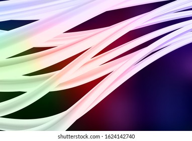 Dark Green, Red vector abstract blurred background. An elegant bright illustration with gradient. New design for your business.
