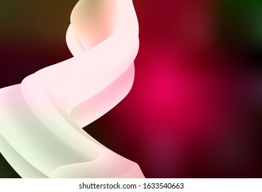 Dark Green, Red vector abstract blurred layout. A completely new colored illustration in blur style. Background for a cell phone.