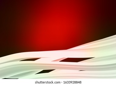 Dark Green, Red vector abstract blurred layout. Colorful abstract illustration with gradient. New style for your business design.