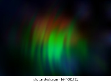 Dark Green, Red vector abstract blurred background. Shining colorful illustration in smart style. Elegant background for a brand book.