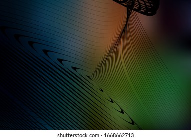Diseño abstracto de vector rojo, verde oscuro. Ilustración abstracta colorida con degradado. Diseño completamente nuevo para su negocio.