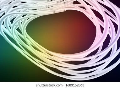 Dark Green, Red vector abstract bright texture. Colorful abstract illustration with gradient. The best blurred design for your business.