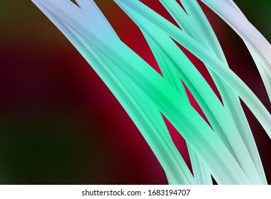 Dark Green, Red vector abstract layout. Colorful illustration in abstract style with gradient. New style for your business design.