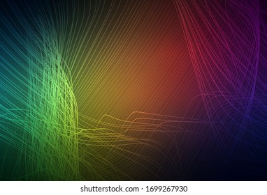Dunkelgrüne, rote Vektorillustration abstrakte helle Vorlage. Farbige Illustration im abstrakten Stil mit Farbverlauf. Neuer Stil für Ihr Business Design.