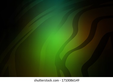 Dark Green, Red vector abstract blurred background. Modern abstract illustration with gradient. New way of your design.