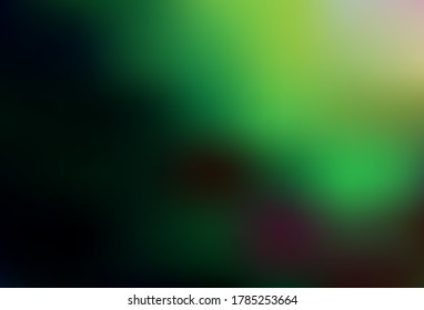 Dark Green, Red vector abstract blurred layout. Modern abstract illustration with gradient. New design for your business.