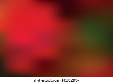 Dark Green, Red vector abstract bright template. Abstract colorful illustration with gradient. Background for a cell phone.