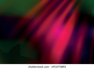 Verde oscuro, vector rojo abstracto patrón brillante. Ilustración abstracta brillante con diseño gradiente. Nuevo diseño de estilo para tu libro de marca.