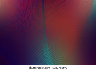 Dark Green, Red vector abstract blurred background. Abstract colorful illustration with gradient. Background for a cell phone.
