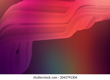 Dark Green, Red vector abstract bright texture. Creative illustration in halftone style with gradient. New style design for your brand book.