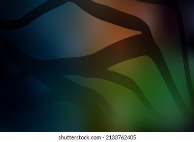 Dark Green, Red vector abstract bright template. Colorful illustration in abstract style with gradient. Completely new design for your business.
