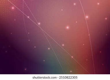 Dark Green, Red vector Abstract illustration with colored bubbles in nature style. Beautiful colored illustration with blurred circles in nature style. Modern design for a business card.