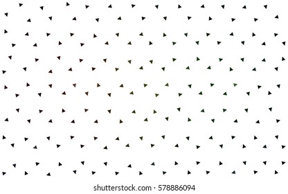 Dark Green, Red vector abstract colorful background, which consist of triangles. Pattern with colored triangles on white background.