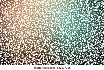 Dark Green, Red vector abstract colorful background, which consist of triangles. Pattern with colored triangles on white background.
