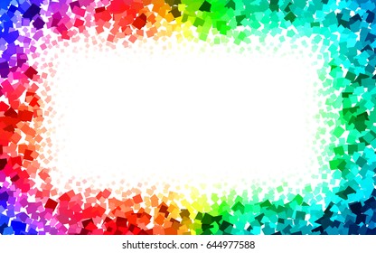 Dark Green, Red vector abstract textured polygonal background. Blurry rectangular design. The pattern with repeating rectangles can be used for background.