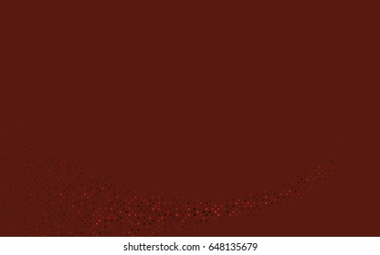 Dark Green, Red vector abstract pattern with circles. Geometry template for your business design. Background with colored spheres.