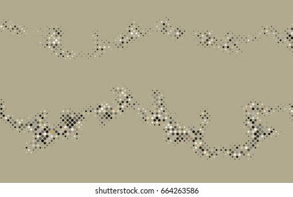 Dark Green, Red vector abstract pattern with circles. Geometry template for your business design. Background with colored spheres.
