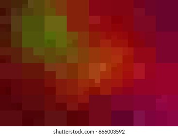 Dark Green, Red vector abstract textured polygonal background. Blurry rectangle design. Pattern can be used for background.