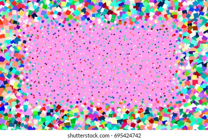 Dark Green, Red vector abstract textured polygonal background. Blurry rectangular design. The pattern with repeating rectangles can be used for background.