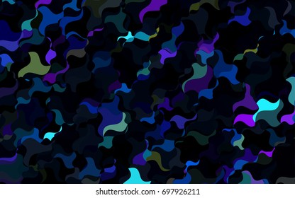Dark Green, Red vector abstract blurred background. blurred geometric sample with gradient.  The pattern of blurred lines for your business design.