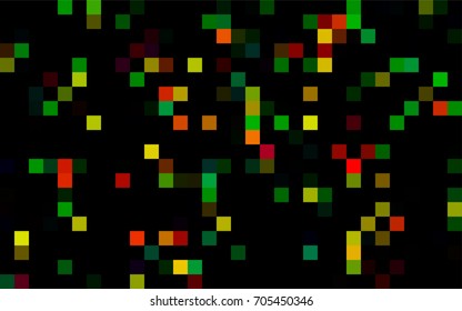 Dark Green, Red vector abstract textured polygonal background. Blurry rectangular design. The pattern with repeating rectangles can be used for background.