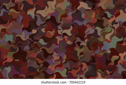 Dark Green, Red vector abstract blurred template. Modern geometrical abstract illustration with gradient bandy lines. The textured pattern can be used for background.