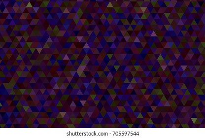 Dark Green, Red vector abstract mosaic background. Creative illustration in halftone style with gradient. A completely new template for your business design.