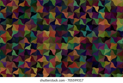 Dark Green, Red vector abstract blurred template. Creative geometric illustration in Origami style with gradient. The textured pattern can be used for background.