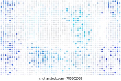 Dark Green, Red vector abstract pattern with circles. Geometry template for your business design. Background with colored spheres.